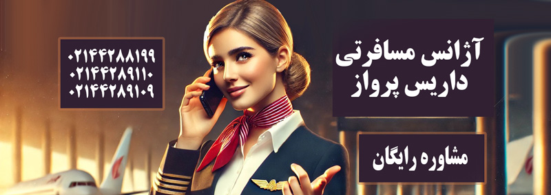 تماس با داریس پرواز برای دریافت مشاوره حرفه‌ای