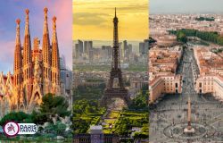 تور بارسلونا پاریس رم
