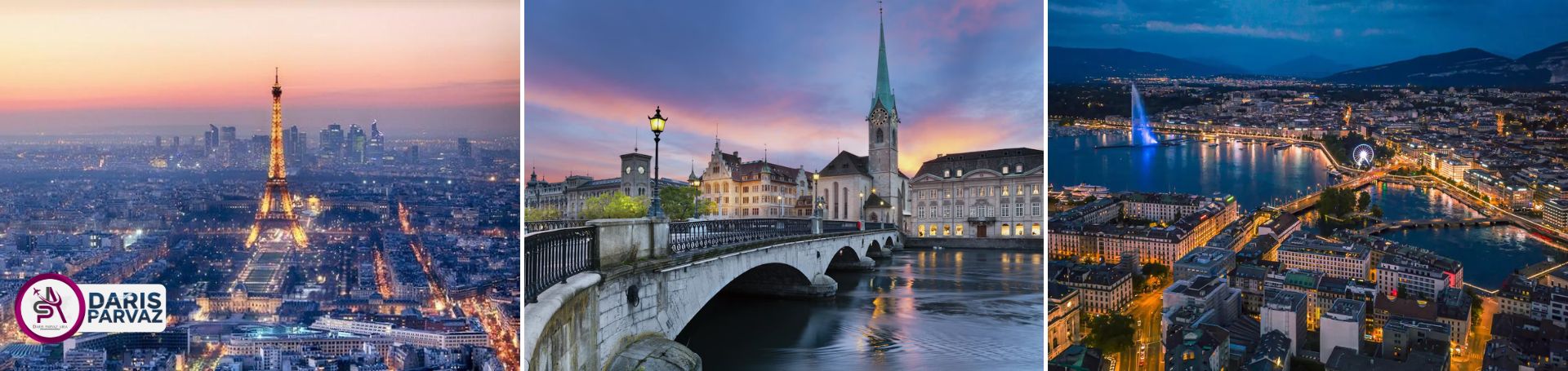 تور پاریس زوریخ ژنو