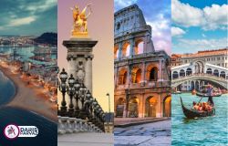 تور بارسلونا، پاریس، رم، ونیز