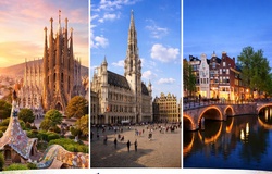 تور بارسلونا بروکسل آمستردام